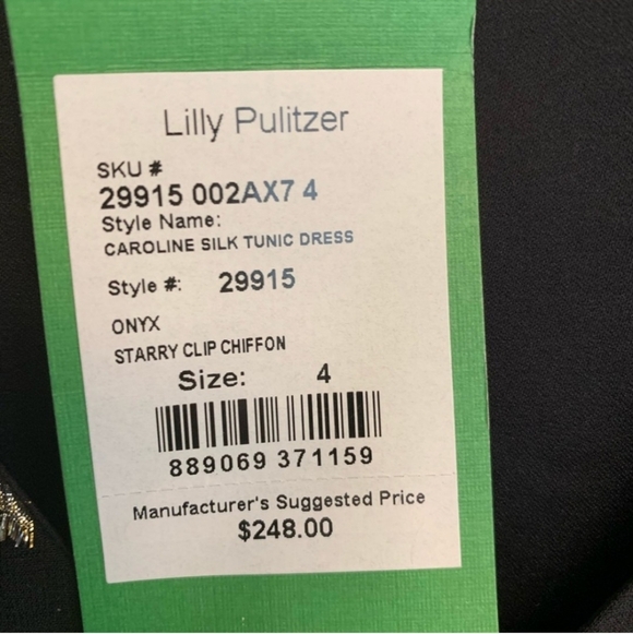 NEW Lily Pulitzer Caroline Silk Tunic Shift Dress Designer Celeb Style Luxury - Picture 3 of 14